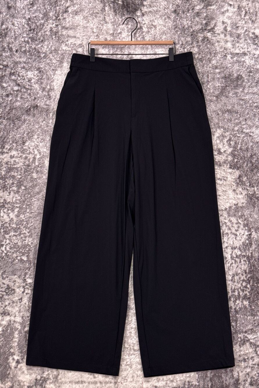 Athleta Pinnacle High Rise Trouser 16 Tall Womens Wide Leg Pant